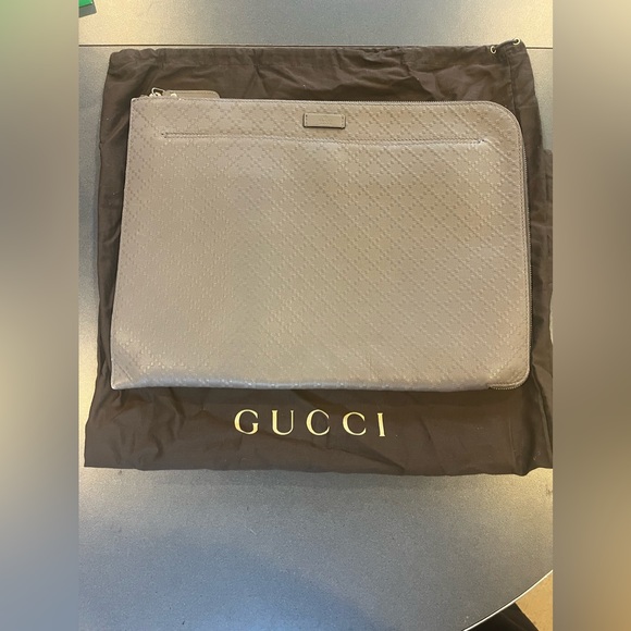 Gucci // Diamanté Print Computer Bag - Picture 2 of 14